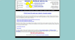 Desktop Screenshot of midwestpropeller.com